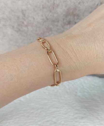Pulsera Eslabones Dorada